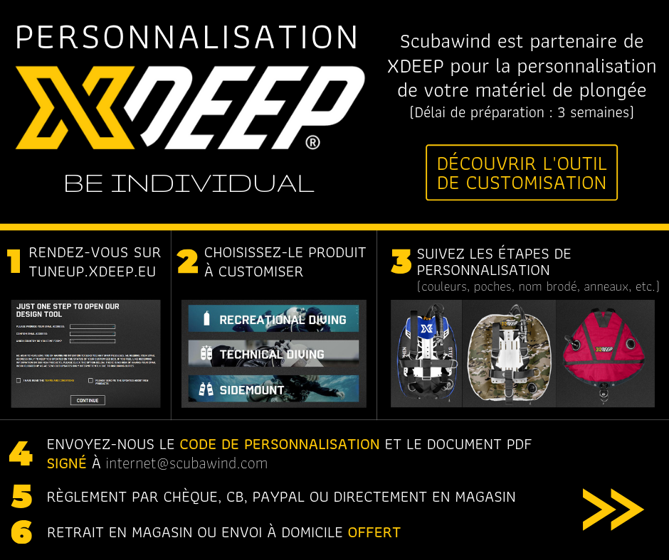 XDeep customisation avec Scubawind