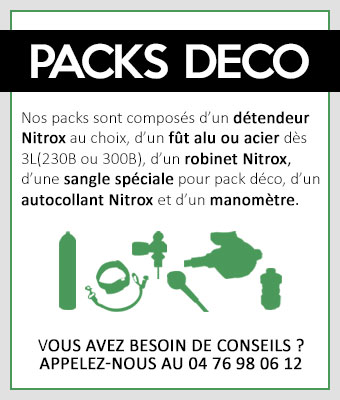 Découvrez nos packs deco pour la plongée TEK