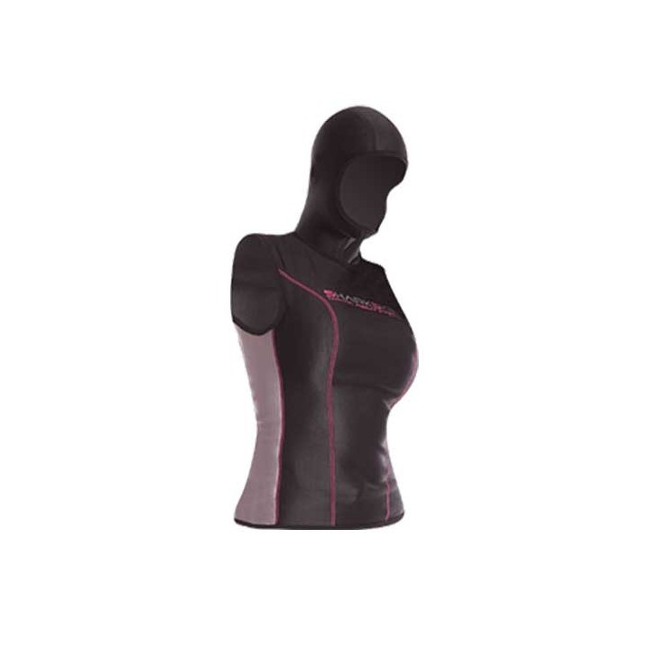 Top CHILLPROOF sans manche et avec cagoule Top CHILLPROOF sans manche et avec cagoule