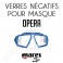 Verres négatifs pour masque de plongée Opera