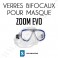 Verres bifocaux pour masque de plongée Zoom