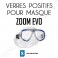 Verres positifs pour masque de plongée Zoom