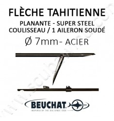 Flèche tahitienne planante Super Steel 7mm