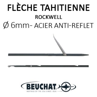 Flèche Tahitienne Rocksteel anti reflet noir 6mm