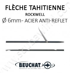 Flèche Tahitienne Rocksteel anti-reflet noir 6mm