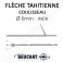 Flèche Tahitienne Inox 6mm + Coulisseau 