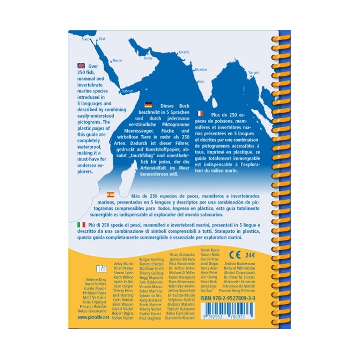 Guide d'identification Pictolife Mer Rouge - Ocean Indien