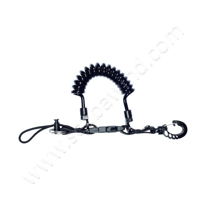 Cordon avec spirale et mousqueton  Mares - Gilets stabilisateurs plongée