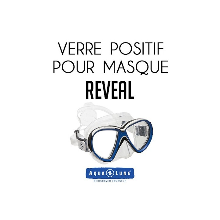 Verres positifs pour masque de plongée Reveal Verres positifs pour masque de plongée Reveal