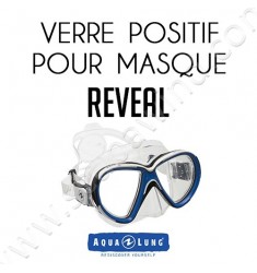 Verre positif pour masque de plongée Reveal