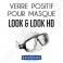 Verres positifs pour masque de plongée Look & Look HD