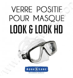 Verre positif pour masque de plongée Look & Look HD