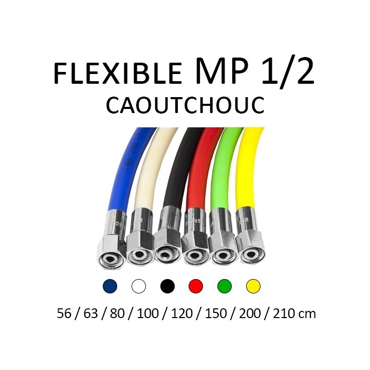 Flexible MP 1/2" en caoutchouc Flexible MP 1/2" en caoutchouc