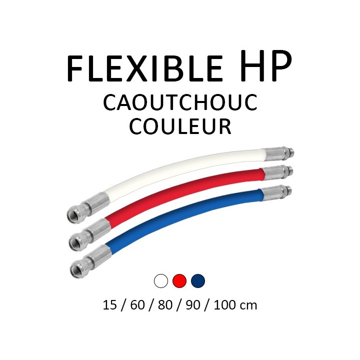 Flexible HP en caoutchouc couleur Flexible HP en caoutchouc couleur