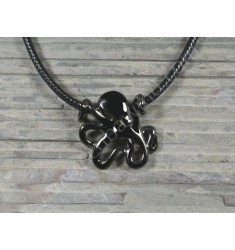 Pendentif Hematite Poulpe