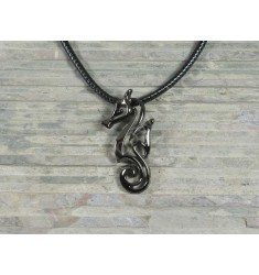 Pendentif Hematite Hippocampe