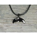 Pendentif Hematite Queue de baleine