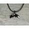 Pendentif Hematite Queue de baleine