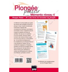 Plongée Plaisir Mémento Niveau 4