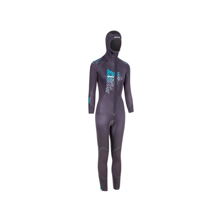 Combinaison Alize 7mm avec cagoule attenante Combinaison Alize 7mm avec cagoule attenante