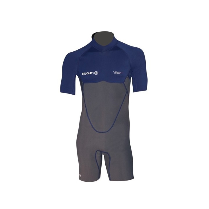 Shorty Atoll 2mm avec zip dorsal Shorty Atoll 2mm avec zip dorsal