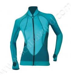 Veste Atoll avec zip frontal - Bleu Atoll