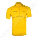 Rashguard Atoll manches courtes - Jaune Plongée