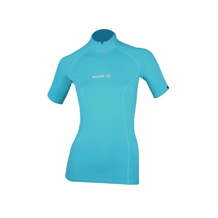 Rashguard Atoll manches courtes - Bleu Atoll