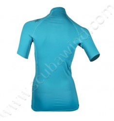 Rashguard Atoll manches courtes - Bleu Atoll