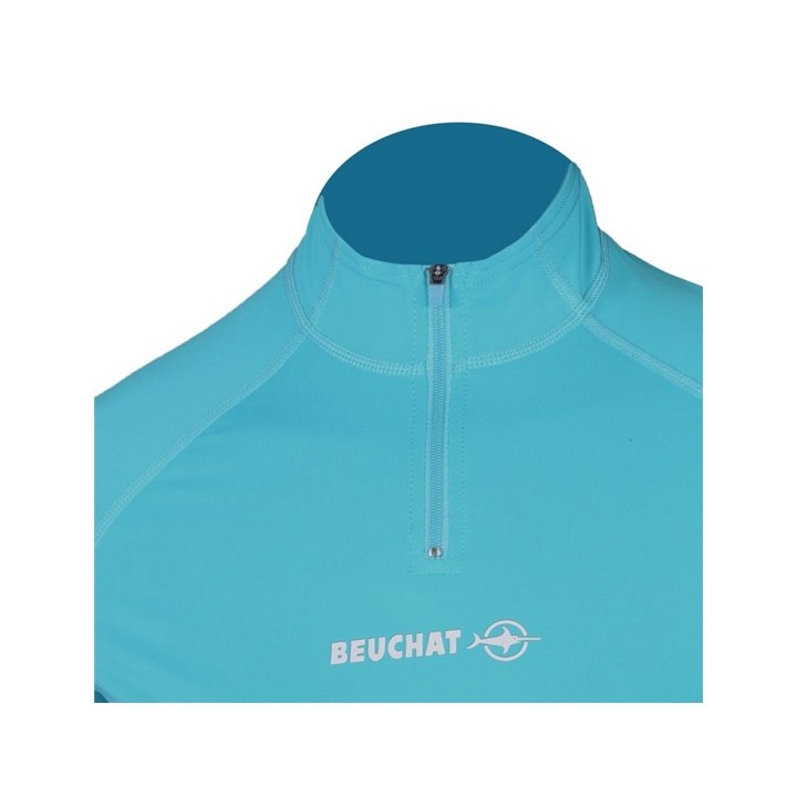Rashguard Atoll manches courtes - Bleu Atoll
