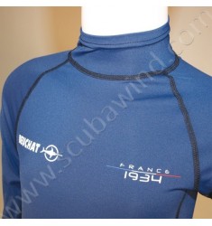 Rashguard Atoll junior manches longues - Ultra Bleu