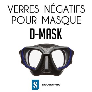 Verre négatif pour masque D-Mask