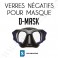 Verre négatif pour masque D-Mask