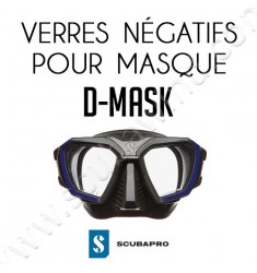 Verre négatif pour masque D-Mask