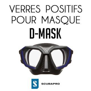 Verre positif  pour masque D-Mask