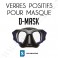 Verre positif  pour masque D-Mask