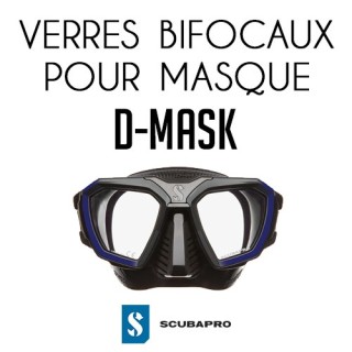 Verre bifocal  pour masque D-Mask