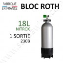 Bloc de 18L Nitrox - 1 sortie