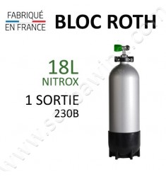 Bloc de 18L Nitrox - 1 sortie