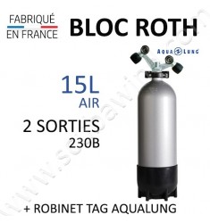 Bloc de 15L Air - Robinet TAG (Aqualung)