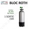 Bloc de 15L Nitrox - 1 sortie