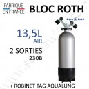 Bloc de 13,5L Air - Robinet TAG (Aqualung)