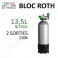 Bloc de 13,5L Nitrox - 2 sorties