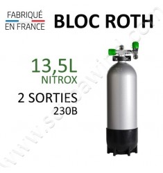 Bloc de 13,5L Nitrox - 2 sorties