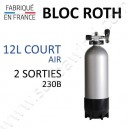 Bloc de 12L Court Air - 2 sorties