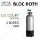 Bloc de 12L Court Nitrox - 1 sortie