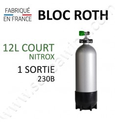 Bloc de 12L Court Nitrox - 1 sortie