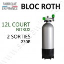 Bloc de 12L Court Nitrox - 2 sorties