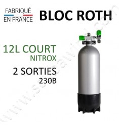 Bloc de 12L Court Nitrox - 2 sorties