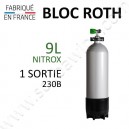 Bloc de 9L Nitrox - 1 sortie